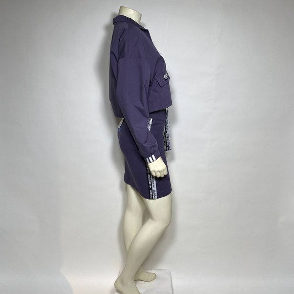 ADIDAS Purple RYV Patch Pocket JACKET ONLY - Picture 4 of 10